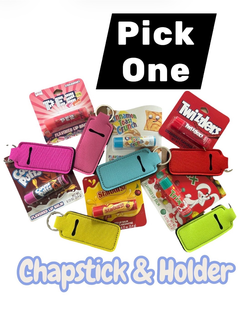 Taste Beauty Choose 1 Chapstick & Holder